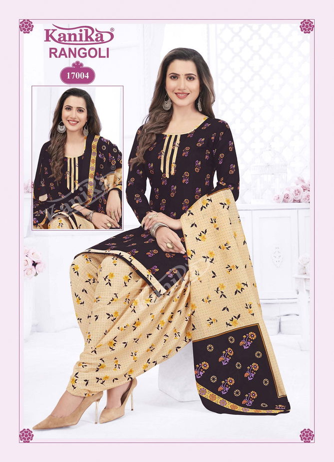 Rangoli Vol 17 By Kanika Readymade Cotton Salwar Suits Catalog